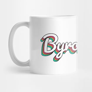 Byron Bay Australia Retro Script Mug